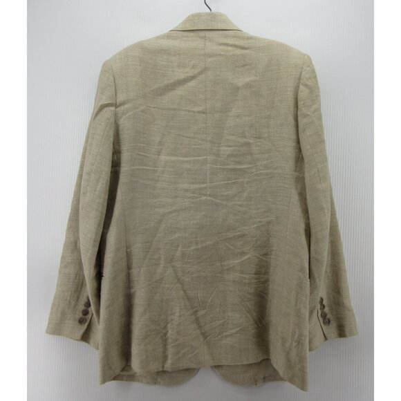 VINTAGE Gap Sport Coat Small Blazer Linen 90s Field Classic Jacket * - Picture 9 of 13